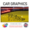 200CG010 Family Stick People Sticker 200mm x 80mm