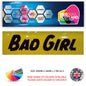 200CG101-116 200mm x 2 Stickers Car Bike Van Truck Boat Vinyl Graphic