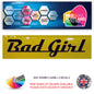 200CG101-116 200mm x 2 Stickers Car Bike Van Truck Boat Vinyl Graphic