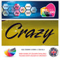 200CG101-116 200mm x 2 Stickers Car Bike Van Truck Boat Vinyl Graphic