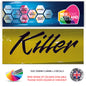 200CG101-116 200mm x 2 Stickers Car Bike Van Truck Boat Vinyl Graphic