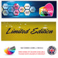 200CG101-116 200mm x 2 Stickers Car Bike Van Truck Boat Vinyl Graphic