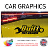 200CG015 Built Not Bought Sticker 200mm x 64mm