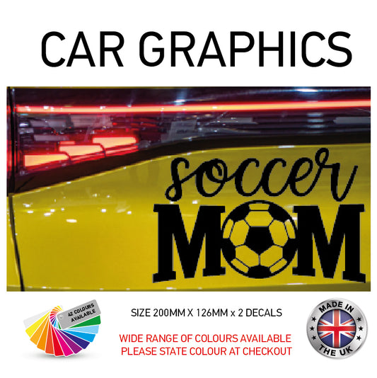 200CG016 Soccer Mom Sticker 200mm x 126mm