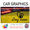 200CG017 Dog Mom Sticker 200mm x 132mm