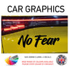 200CG019 No Fear Sticker 200mm x 62mm