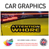 200CG001 Attention Sticker 200mm x 56mm