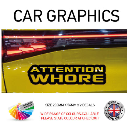 200CG001 Attention Sticker 200mm x 56mm