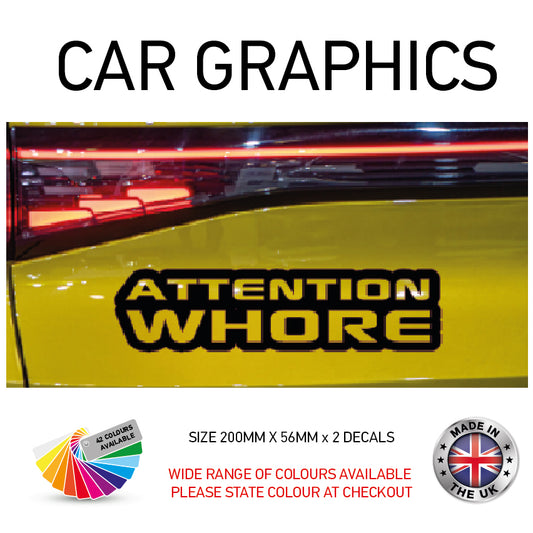 200CG001 Attention Sticker 200mm x 56mm