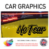 200CG020 No Fear Sticker 200mm x 76mm