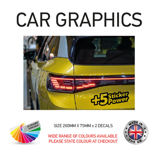 200CG021 Sticker Power Sticker 200mm x 76mm