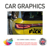 200CG029 JDM As F*ck Sticker 200mm x 83mm