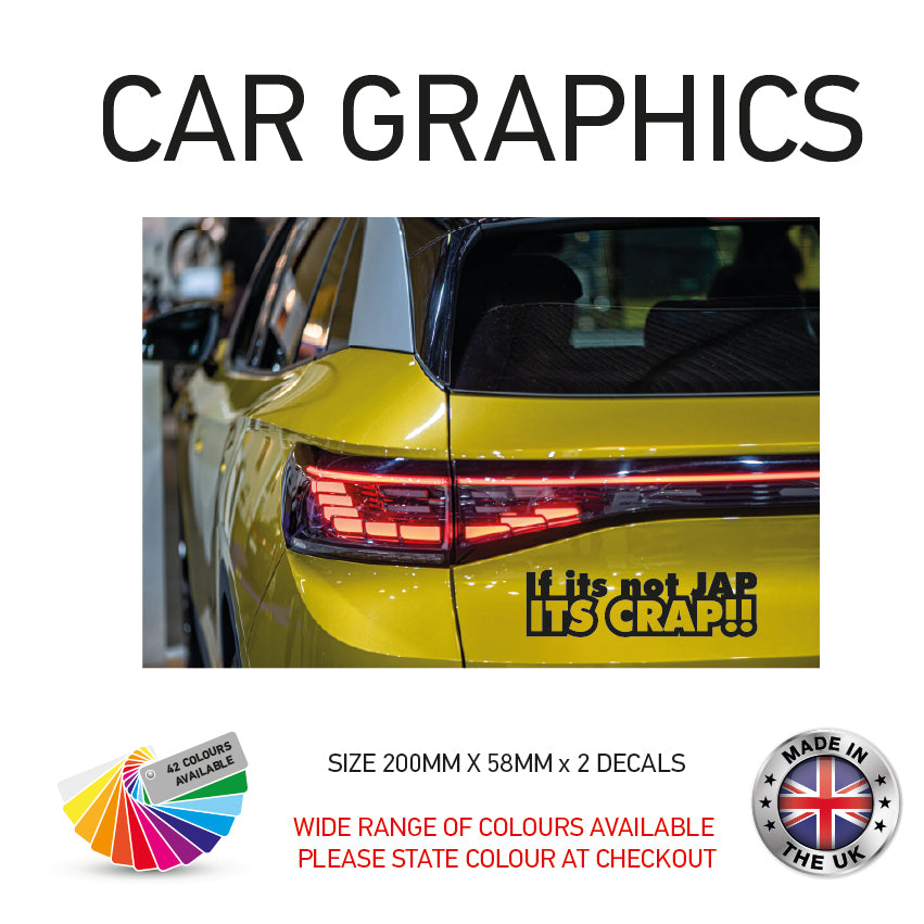 200mm x 2 Sticker Car Sticker Choice of 116 200CG