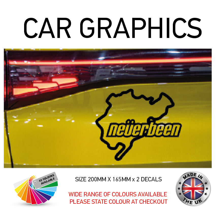 200mm x 2 Sticker Car Sticker Choice of 116 200CG