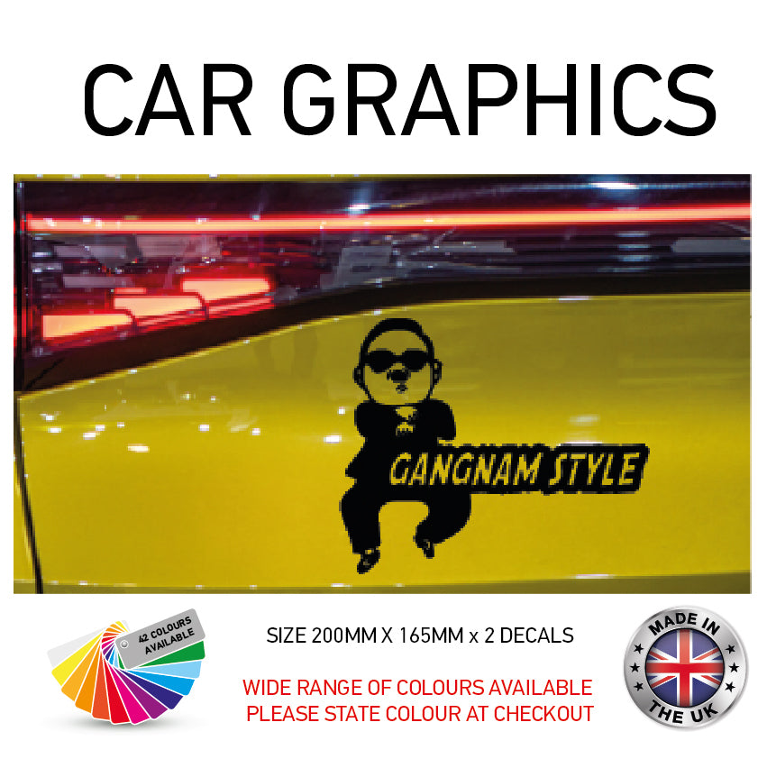 200CG006 Gangnam Style Sticker 200mm x 165mm