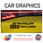 200CG007 Do You Follow Jesus This Close? Sticker 200mm x 46mm