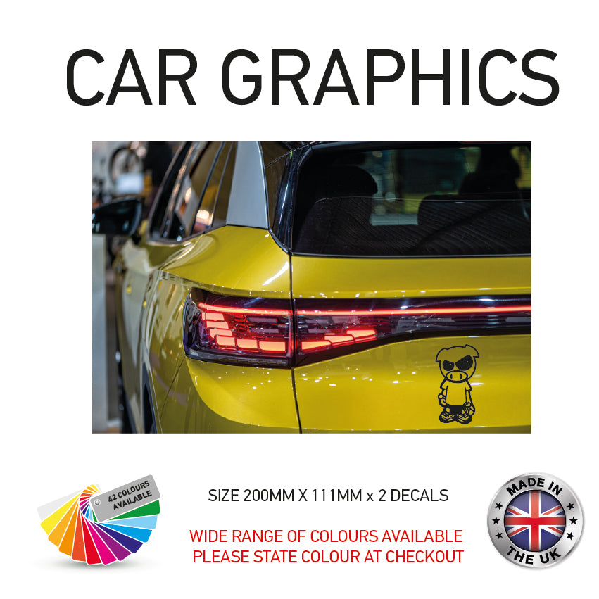 200mm x 2 Sticker Car Sticker Choice of 116 200CG