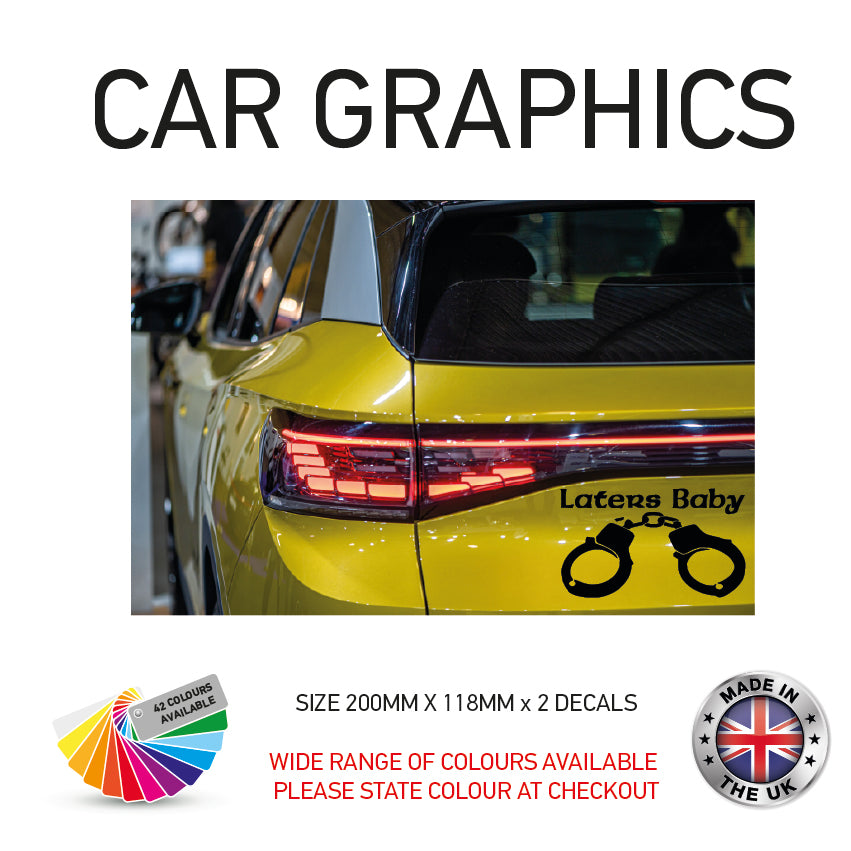 200mm x 2 Sticker Car Sticker Choice of 116 200CG
