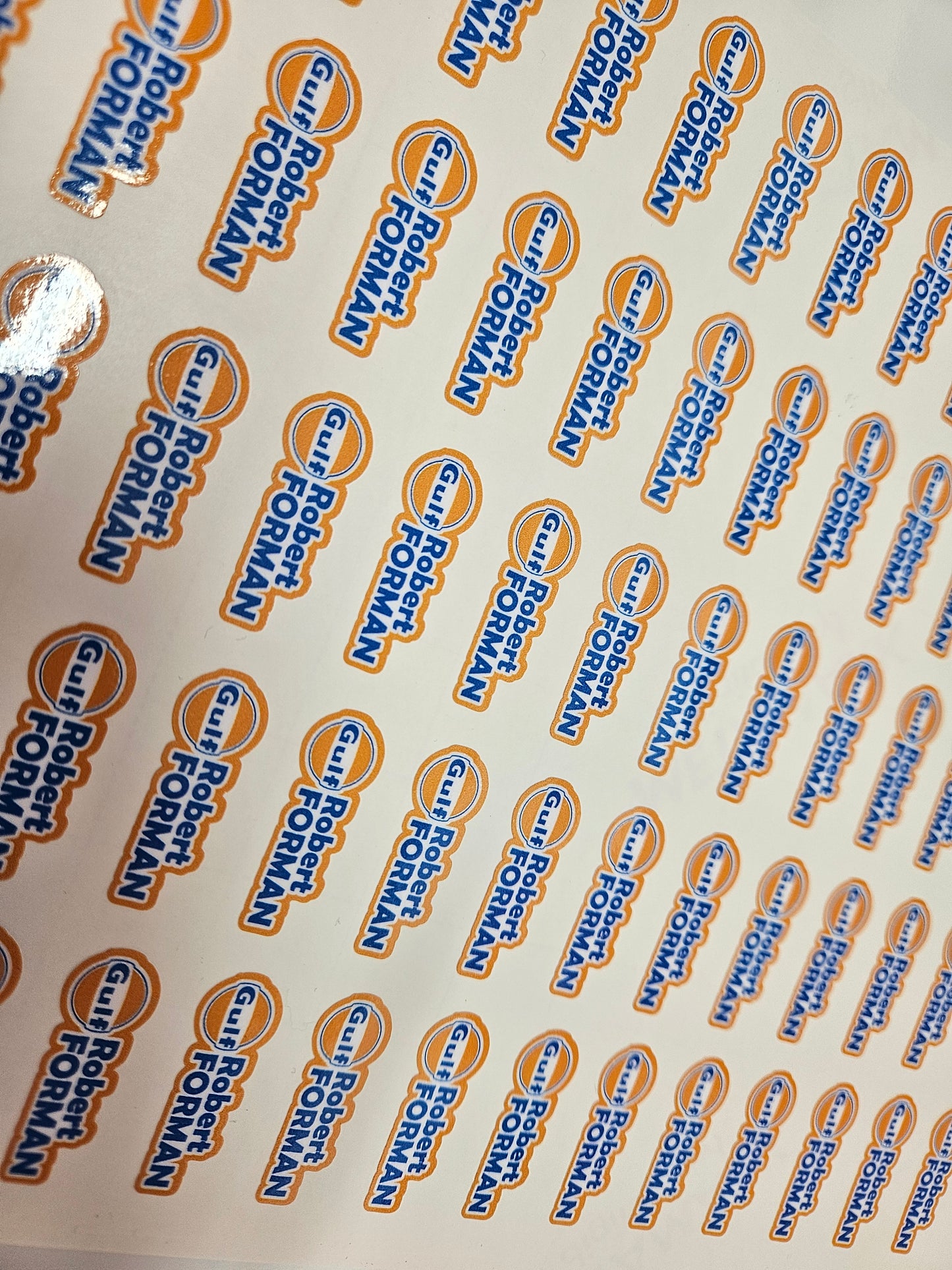 Race Name Stickers For 1/5th scale Radio Controlled Vehicle A4,A5 Available
