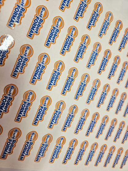 Race Name Stickers For 1/5th scale Radio Controlled Vehicle A4,A5 Available