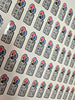 Race Name Stickers For 1/5th scale Radio Controlled Vehicle A4,A5 Available