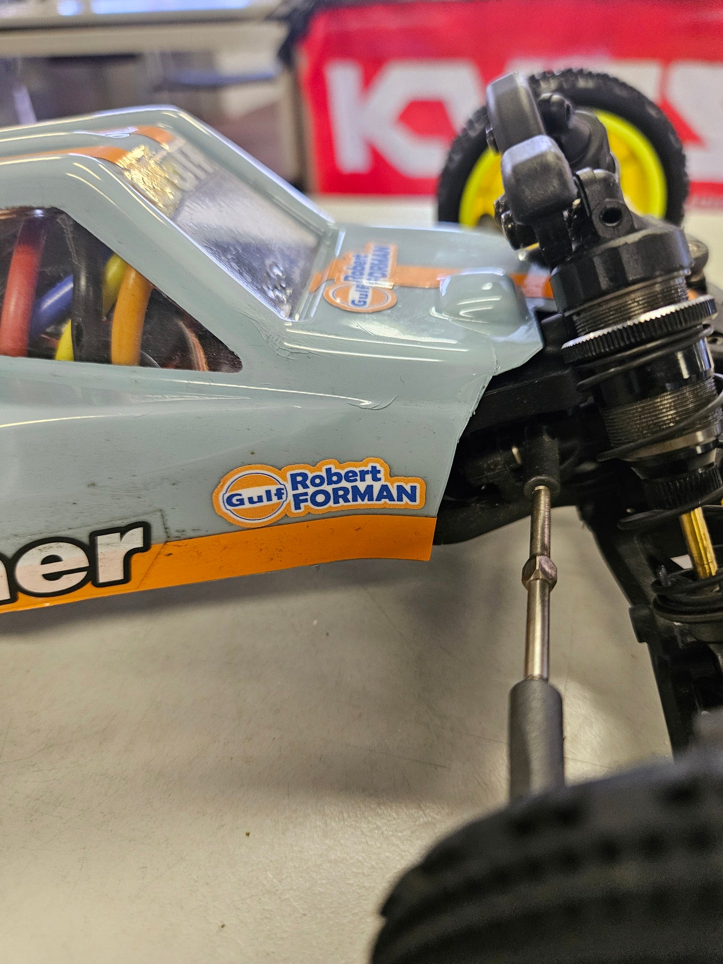 Race Name Stickers For 1/5th scale Radio Controlled Vehicle A4,A5 Available