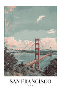 DAV204 San Francisco USA Printed | Premium Waterproof & Tear Resistant Full Colour Posters