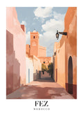 DAV205 Fez Morocco Printed | Premium Waterproof & Tear Resistant Full Colour Posters