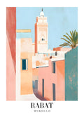 DAV206 Rabat Morocco Printed | Premium Waterproof & Tear Resistant Full Colour Posters