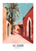DAV208 Agadir Morocco Printed | Premium Waterproof & Tear Resistant Full Colour Posters