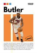 BAS20 Jimmy Butler (1989) Printed | Premium Waterproof & Tear Resistant Full Colour Posters