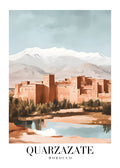 DAV210 Quarzazate Morocco Printed | Premium Waterproof & Tear Resistant Full Colour Posters