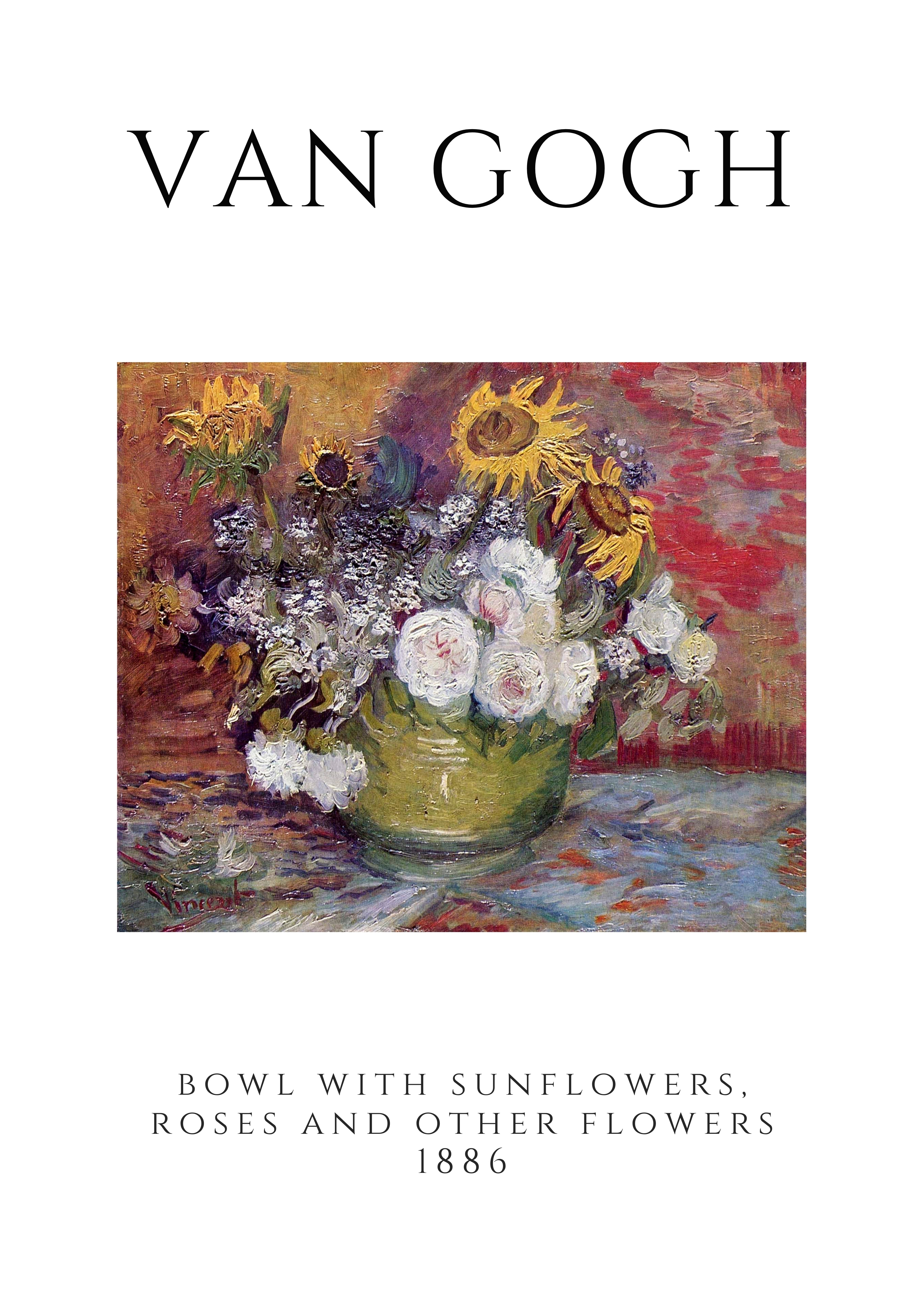 VANG21 Van Gogh Poster Printed | Premium Waterproof & Tear Resistant Full Colour Posters