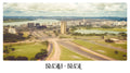 PP21 Brasilia Brasil Panoramic Premium Waterproof & Tear Resistant Poster