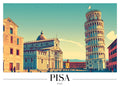 DAH21 Pisa Italy Printed | Premium Waterproof & Tear Resistant Full Colour Posters