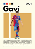 FOOT21 Gavi (2004) Printed | Premium Waterproof & Tear Resistant Full Colour Posters