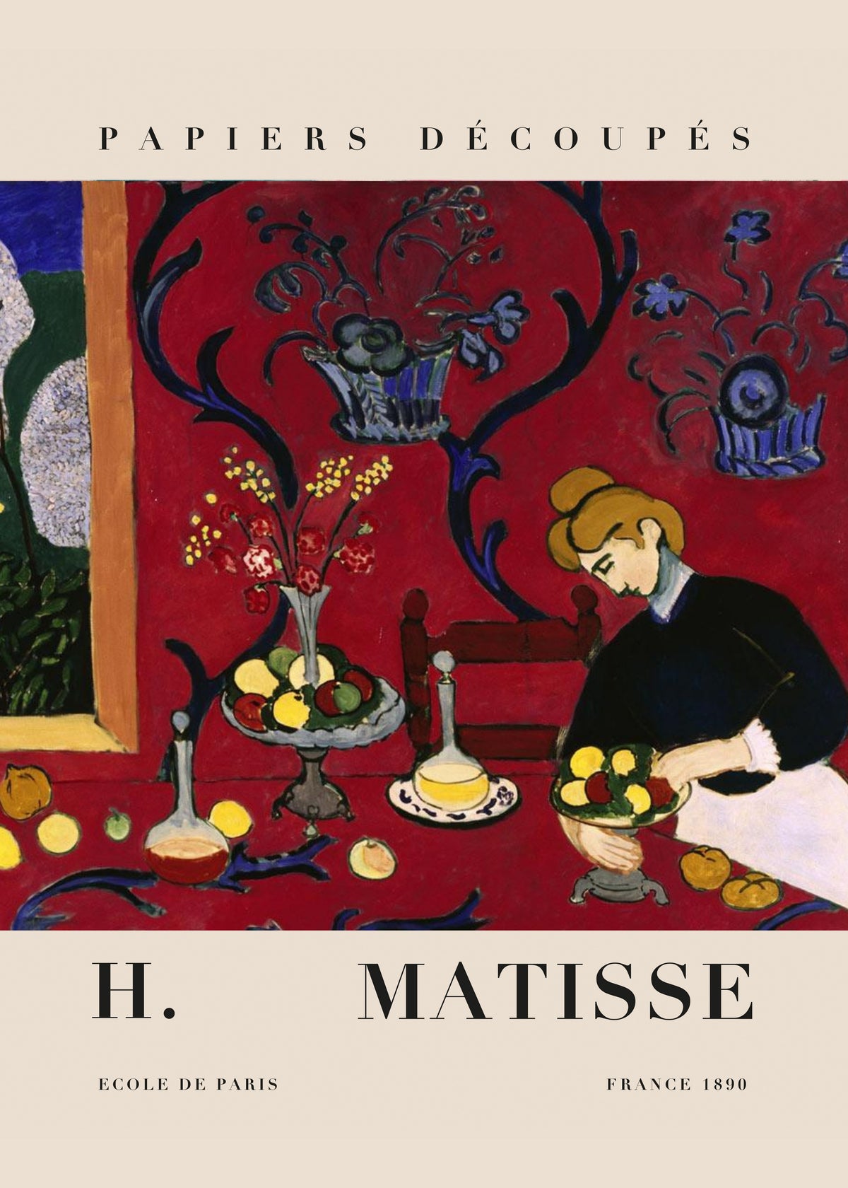 MAT22 Matisse Poster Printed | Premium Waterproof & Tear Resistant Full Colour Poster
