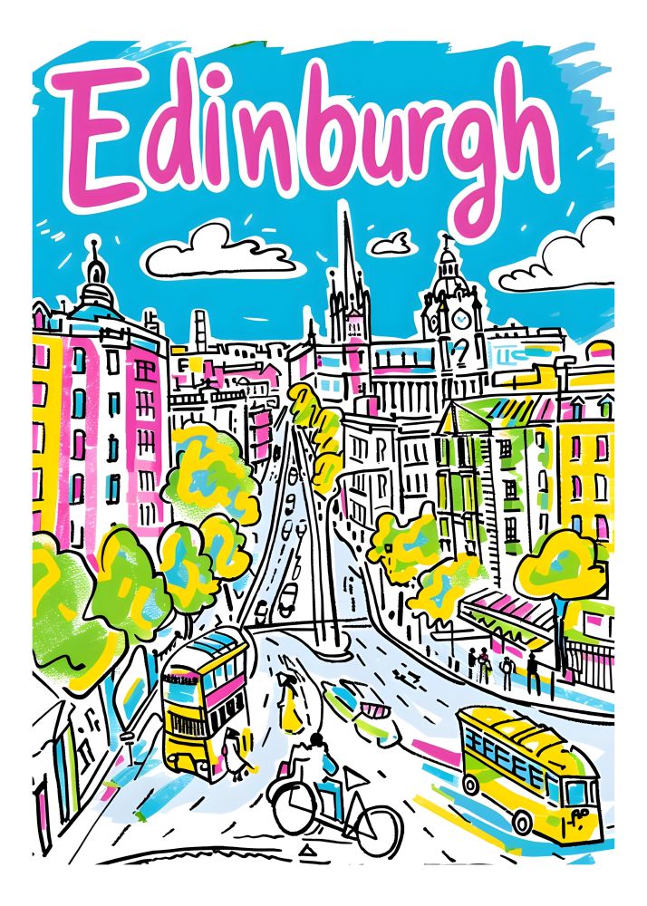 TT2 Trendy Travel Poster Printed | Premium Waterproof & Tear Resistant Full Colour Posters
