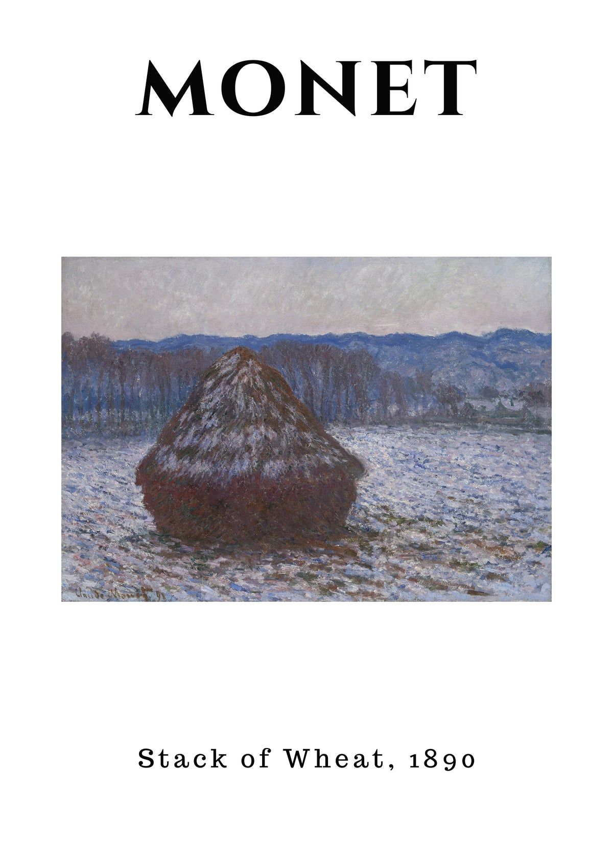 MON22 Monet Poster Printed | Premium Waterproof & Tear Resistant Full Colour Posters
