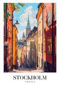 DAV23 Stockholm Sweden Printed | Premium Waterproof & Tear Resistant Full Colour Posters