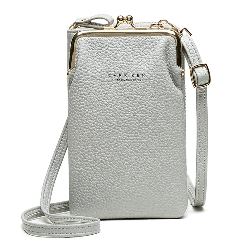 High Quality Phone Bag PU Leather Large Capacity Travel Portable Shoulder Bag Brand Ladies Crossbody Bag Fashion Messenger Bag