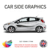 23CSG Car Side Graphics X 2 Will Fit Any Car Van Universal Stickers Decals