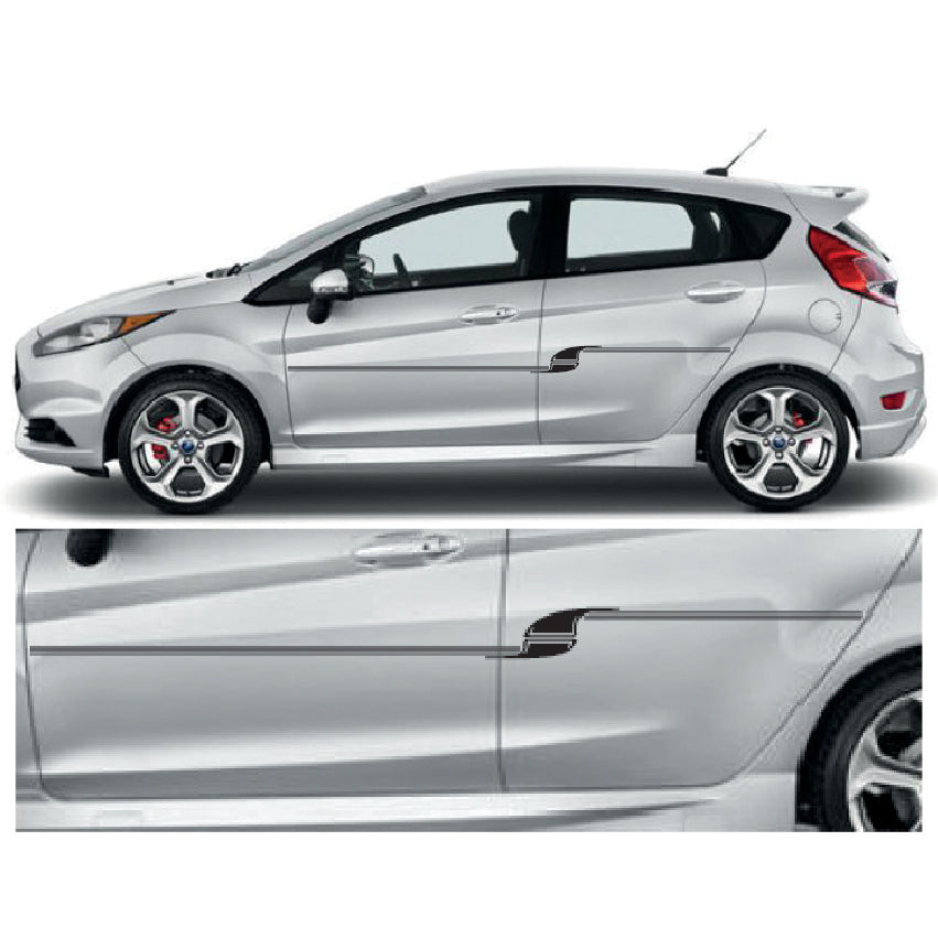 23CSG100 Car Side Graphics X 2 1500mm x 90mm Will Fit Any Car Van Universal Stickers Decals