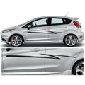 23CSG010 Car Side Graphics X 2 1500mm x 107mm Will Fit Any Car Van Universal Stickers Decals
