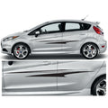 23CSG011 Car Side Graphics X 2 1500mm x 116mm Will Fit Any Car Van Universal Stickers Decals