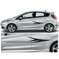 23CSG013 Car Side Graphics X 2 1500mm x 185mm Will Fit Any Car Van Universal Stickers Decals