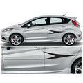 23CSG014 Car Side Graphics X 2 1500mm x 170mm Will Fit Any Car Van Universal Stickers Decals