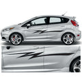 23CSG016 Car Side Graphics X 2 1500mm x 161mm Will Fit Any Car Van Universal Stickers Decals