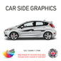 23CSG Car Side Graphics X 2 Will Fit Any Car Van Universal Stickers Decals
