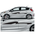 23CSG022 Car Side Graphics X 2 1500mm x 137mm Will Fit Any Car Van Universal Stickers Decals